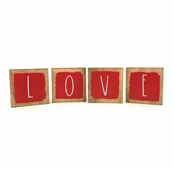 LOVE Word Blocks