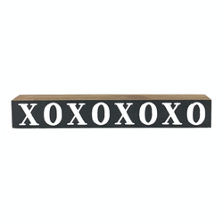XOXOXO <br>Shelf Saying